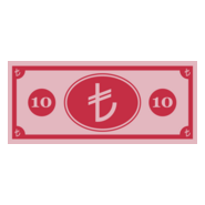 10 TL (Türk Lirası) Logo PNG Vector