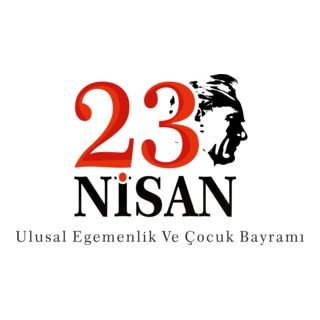 23 Nisan Ulusal Egemenlik ve Çocuk Bayramı Logo PNG Vector