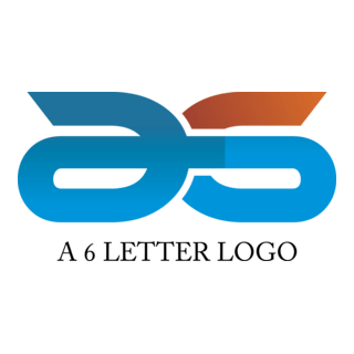 A6 Letter Design Logo PNG Vector