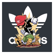 Adidas Mario Logo PNG Vector