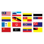 ALL MALAYSIA STATE FLAG Logo PNG Vector