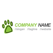 Animal Paw Logo PNG Vector