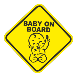 BABY ON BOARD Logo PNG Vector
