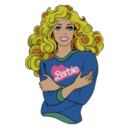 Barbie 1980s Logo PNG Vector