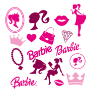 Barbie baby Logo PNG Vector