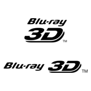 Blu-ray 3D Logo PNG Vector
