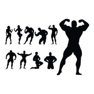 Bodybuilding Logo PNG Vector
