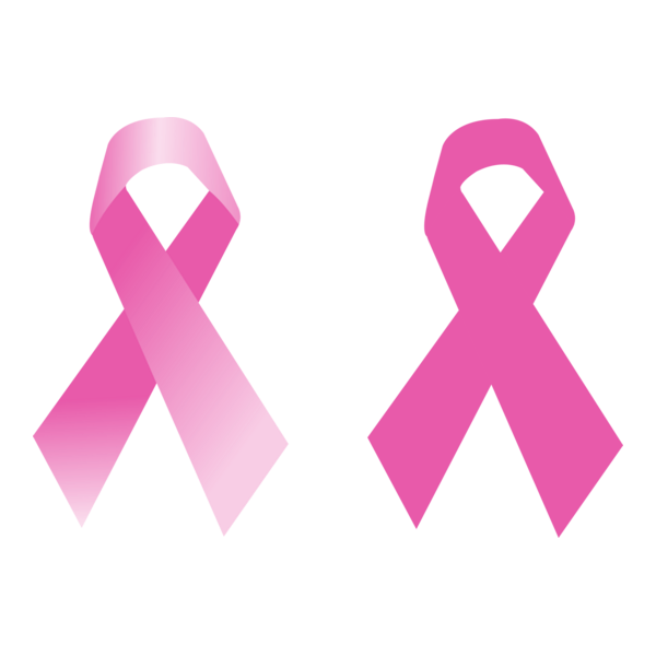 Breast Cancer Ribbon Logo PNG Vector