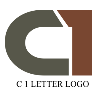 C1 Letter Logo PNG Vector
