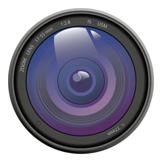 Camera lean Logo PNG Vector