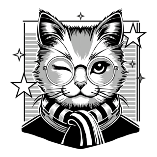 Cat Logo PNG Vector