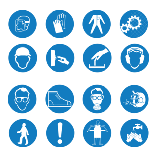 Caution and Warning Signs Logo PNG Vector