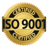 Certificate ISO 9001 Golden Logo PNG Vector