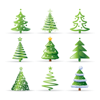 christmas tree Logo PNG Vector