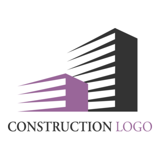Construction Building Hi Tech Letter Logo PNG Vector