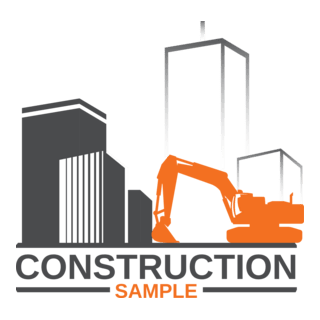 Construction sample Logo PNG Vector