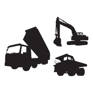 Construction Vehicle Logo PNG Vector