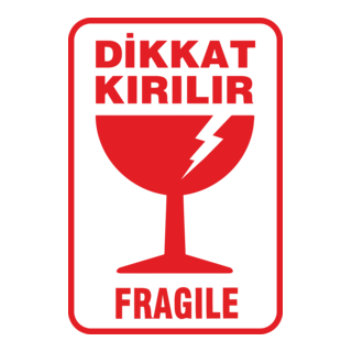 DİKKAT KIRILIR Logo PNG Vector