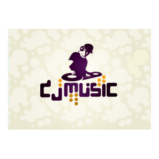 DJ Music Logo PNG Vector