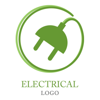 Electrical Plug Logo PNG Vector