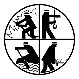 Feuerwehr Löschen bergen retten Logo PNG Vector
