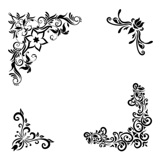 Floral Cantos Logo PNG Vector