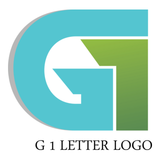 G1 Letter Logo PNG Vector