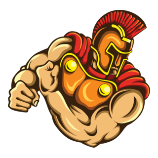 Gladiator Mascot Logo PNG Vector