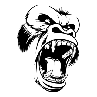 Gorilla Logo PNG Vector