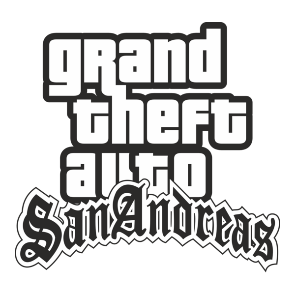 Grand Theft Auto San Andreas Logo PNG Vector