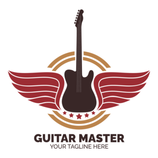 Guitar master Logo PNG Vector