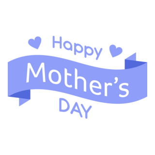 Happy Mother's Day Logo PNG Vector
