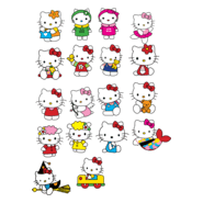 Hello Kitty Logo PNG Vector