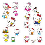 hello kitty Logo PNG Vector