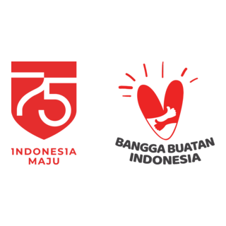 HUT 75 bangga buatan indonesia Logo PNG Vector