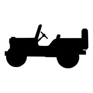 Jeep outline Logo PNG Vector