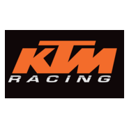 KTM Racing with Stripe Logo PNG Vector