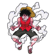 Luffy Gear Second Logo PNG Vector