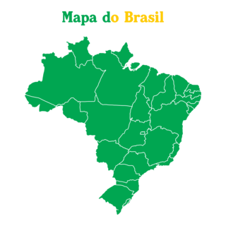 Mapa do Brasil Logo PNG Vector