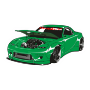 Mazda RX7 Logo PNG Vector