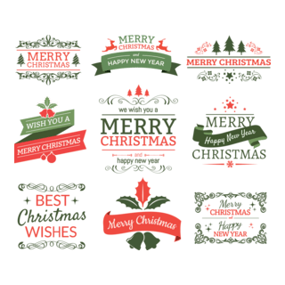 merry christmas Logo PNG Vector