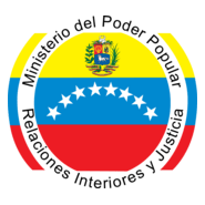 Ministerio del poder popular interior y justicia Logo PNG Vector