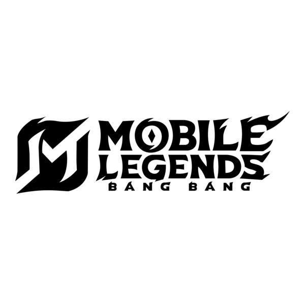 MLBB Black & White Logo PNG Vector