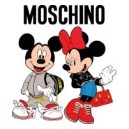 MOSCHINO - Minnie y Mickey Mouse Logo PNG Vector