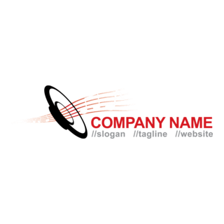 Music Speaker Logo PNG Vector