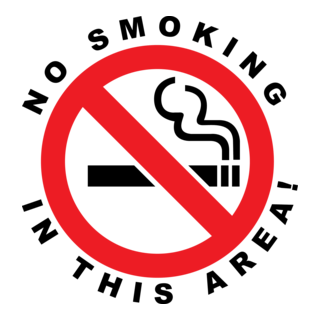 No Smoking In This Area! Logo PNG Vector