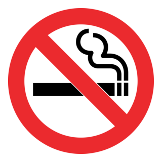 No Smoking Logo PNG Vector