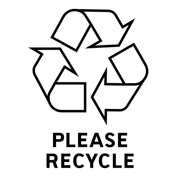 Please Recycle Logo PNG Vector