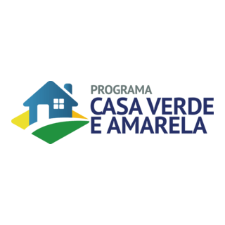Programa Casa Verde e Amarela Logo PNG Vector