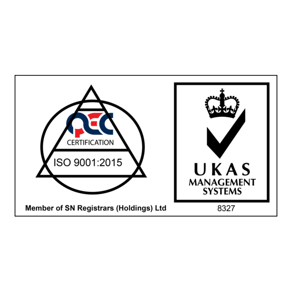 QEC UKAS ISO 9001 - 2015 MANAGEMENT SYSTEM Logo PNG Vector